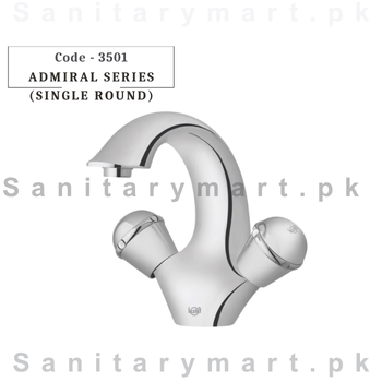 Faisal Sanitary Admiral Series (Single Round) Basin Mixer Code 3501