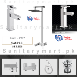 Faisal Sanitary Complete Casper Series Single Lever Set code 4907
