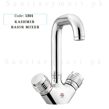 Idrees Sanitary BASIN MIXER KASHMIR SET Code 1301