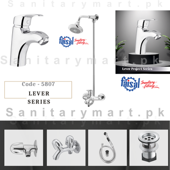 Faisal Sanitary Fittings Complete Project Series Single Lever Set Code 5807