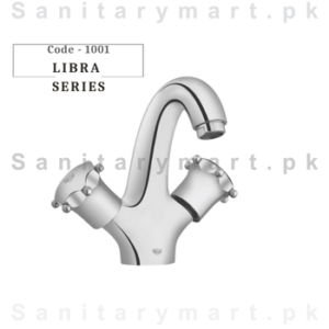 Faisal Sanitary Fittings Libra Series (Single Round) Basin Mixer Code 1001