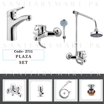 Idrees Sanitary Complete Bath Set PLAZA SET Code 2711