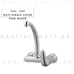 Ravi Single Lever Kitchen Sink Mixer Wall Mounted Code 1600 Faisal Sanitary Fittings