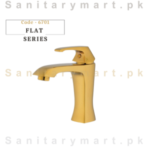 Faisal Sanitary Fittings Flat Series (Single Lever) Basin Mixer Code 6701