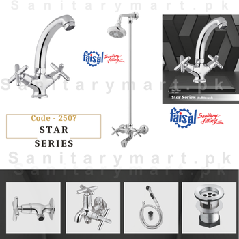 Faisal's Complete Bath Set Star Series Single round code 2507