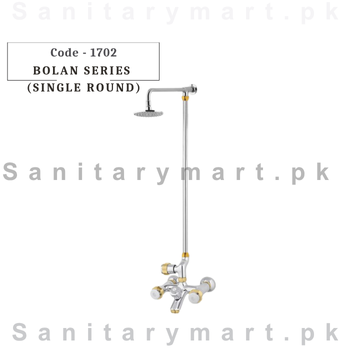 Faisal Sanitary Fittings Bolan Series Wall Shower Code 1702