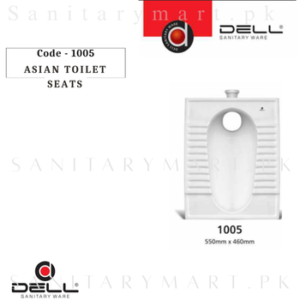 DELL ORRISSA 1005 Asian Toilet Seat - Squatting Pan Code dell1005 Dell Sanitary ware