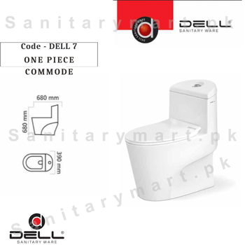 DELL 7 ONE PIECE COMMODE Code onepiecedell7 Dell Sanitary ware