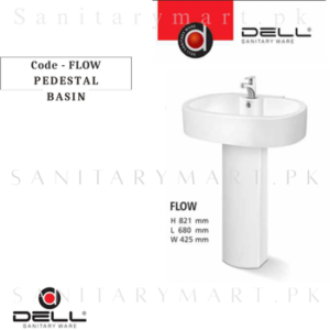 DELL FLOW Pedestal BASIN Code dellpbflow Dell Sanitary ware