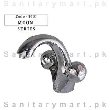 Faisal sanitary fittings Moon Series Basin Mixer Code 1401
